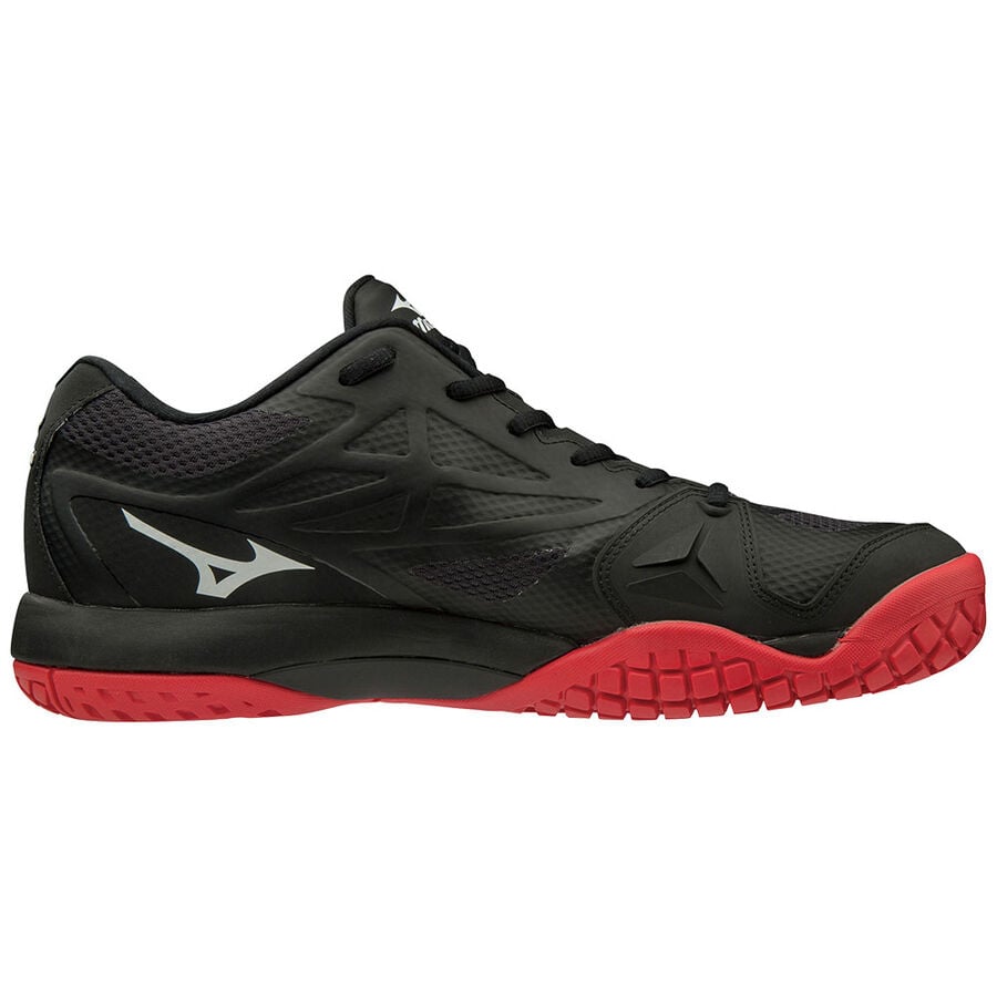Mizuno Wave Intense Tour 5 AC Blk/Wht/Tomato